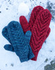 Antler Mittens - Knitting